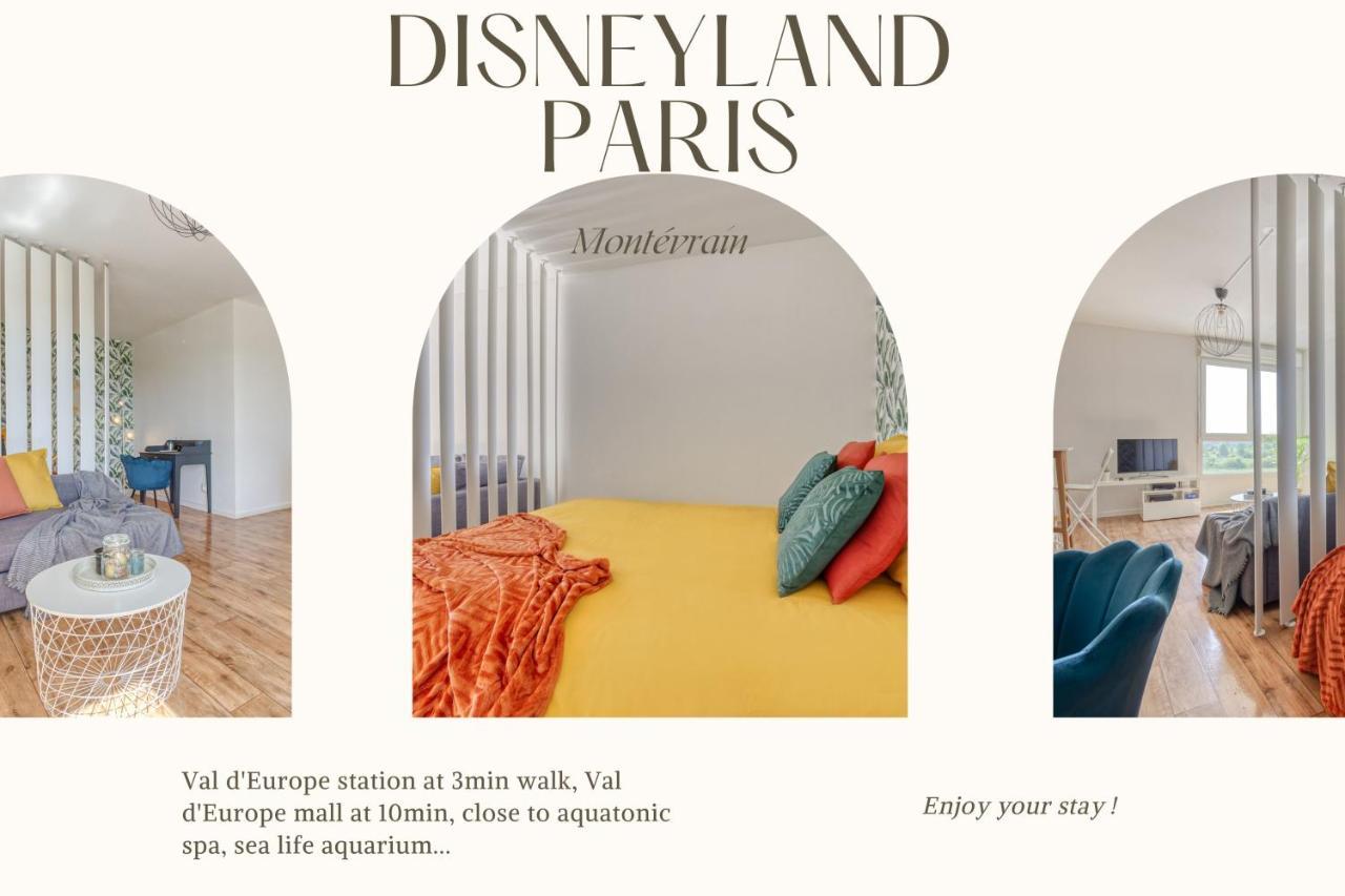 Grand Studio Disney, Queen Size, Coffee, Wifi Montévrain Buitenkant foto